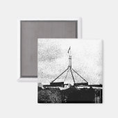 Australisch Parlement - Canberra Magneet (Voorkant / Achterkant)