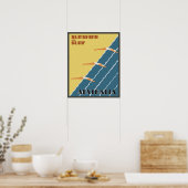 Australisch poster voor Vintage Travel (Keuken)