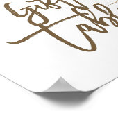 Australisch Quokka Neutral Gift Table Sign Poster (Hoek)