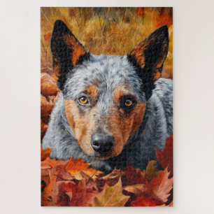 Australisch rundvee in herfst laat Herfst inspirer Legpuzzel
