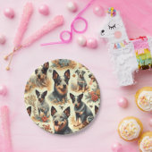 Australisch rundvee naadloos Papieren Bordje (Feest)