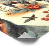  Australisch rundvee naadloos Poster (Hoek)