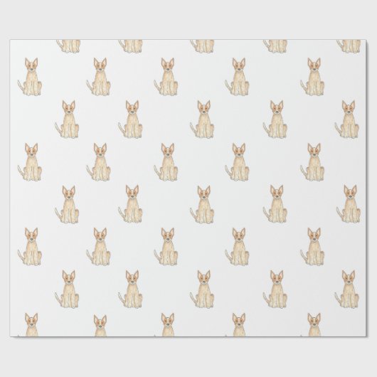 Australisch rundveestapel Heeler Gift Wrapping Pap Cadeaupapier (Vlak)