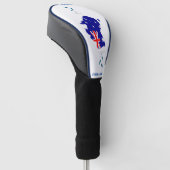 Australisch semi-vector afbeelding golfheadcover (Schuin)