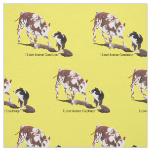 Australisch Shepherd Black Tri Cowdog fabric Stof