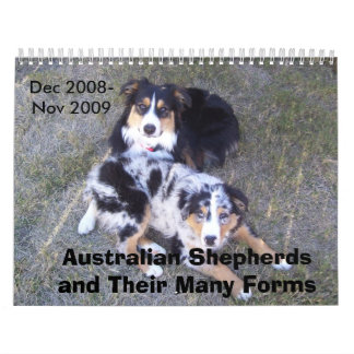 Australisch Shepherd Calendar Kalender