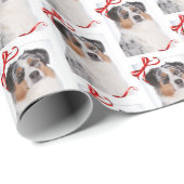 Australisch Shepherd Wrapping Paper Cadeaupapier (Rol Hoek)