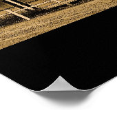 Australisch spoorwegstation circa 1865 Poster (Hoek)