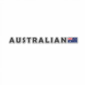 Australisch Sticker (Voorkant)
