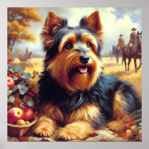 Australisch Terrierschilderij Poster
