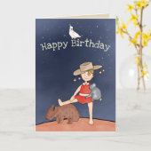 Australisch thema kaart 2 (Gele Bloem)