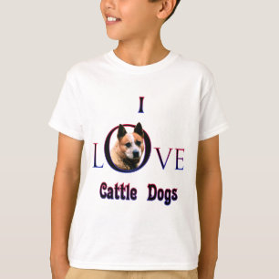 Australisch vee hond ik hou t-shirt