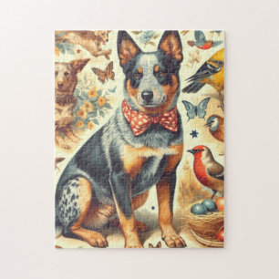  Australisch vee hond schilderen Legpuzzel