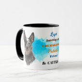 Australisch vee hond trouwe vriend mok (Voorkant links)