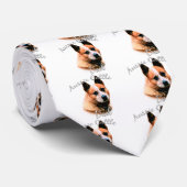 Australisch vee hond vader 2 stropdas (Opgerold)