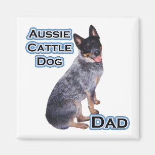 Australisch vee hond vader 4 - magneet