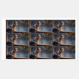 Australisch vee Kerstmis Cruise Pawsome Vakantie Labels