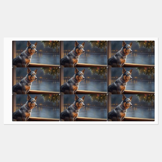 Australisch vee Kerstmis Cruise Pawsome Vakantie Labels (Vel)