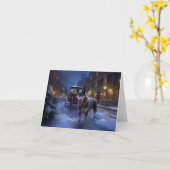 Australisch vee Kerstmis Feestelijk Seizoen Kaart (Gele Bloem)