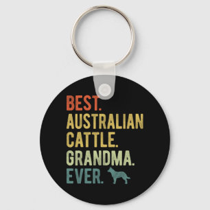 Australisch vee oma ooit Hondenliefhebbers moeder Sleutelhanger