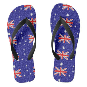 Australisch vlaggenontwerp teenslippers