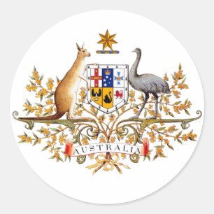 Australisch Wapenschild Sticker