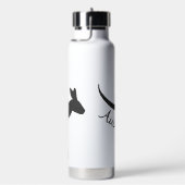 Australische aangepaste naam Kangaroo Waterfles (Rechts)