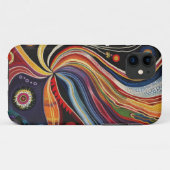 Australische aboriginal Art Case-Mate iPhone Case (Achterkant (horizontaal))