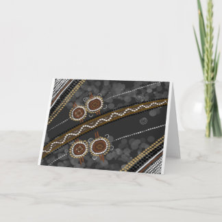 Australische aboriginal Art - Lost Tribes Kaart