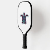 Australische Aboriginal Art Turtle Pickleball Paddle (Links)