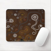Australische Aboriginal Desert Mousepad Muismat (Met muis)