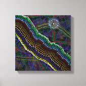 Australische Aboriginal Design Print (Voorkant)