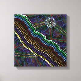 Australische Aboriginal Design Print