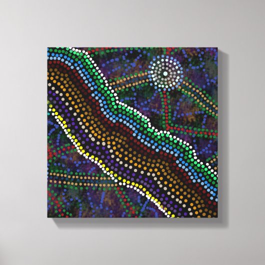 Australische Aboriginal Design Print (Voorkant)