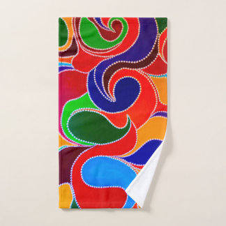 Australische aboriginal Dreamweaver Rainbow Face C Handdoek