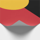 Australische Aboriginal vlag Cadeaupapier (Hoek)