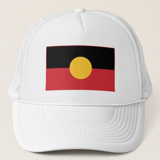 Australische Aboriginal vlag Trucker Pet (Voorkant)