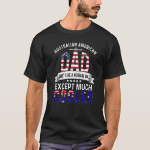 Australische Amerikaanse vaders Dag Papa Australië T-shirt