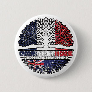 Australische Australische Franse boomstammen Ronde Button 5,7 Cm