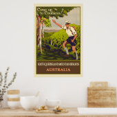 Australische bergreis poster (Keuken)