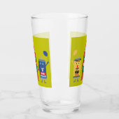 Australische bierliefhebbers en drinkers glas (Links)