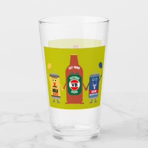 Australische bierliefhebbers en drinkers glas