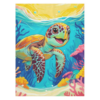Australische Boho Schildpad Tafelkleed | Zonnig