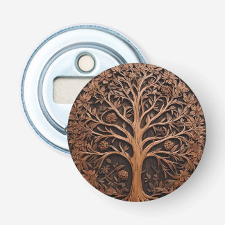 Australische bossen: 3D Warah-boom houtprint, Button Flesopener