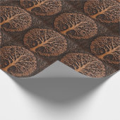 Australische bossen: 3D Warah Tree Wood Print, Cadeaupapier (Hoek)