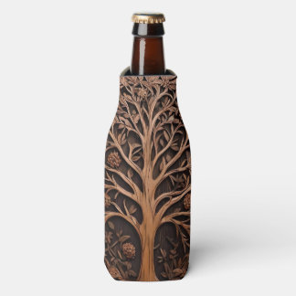 Australische bossen: 3D Warah Tree Wood Print, Flesjeskoeler