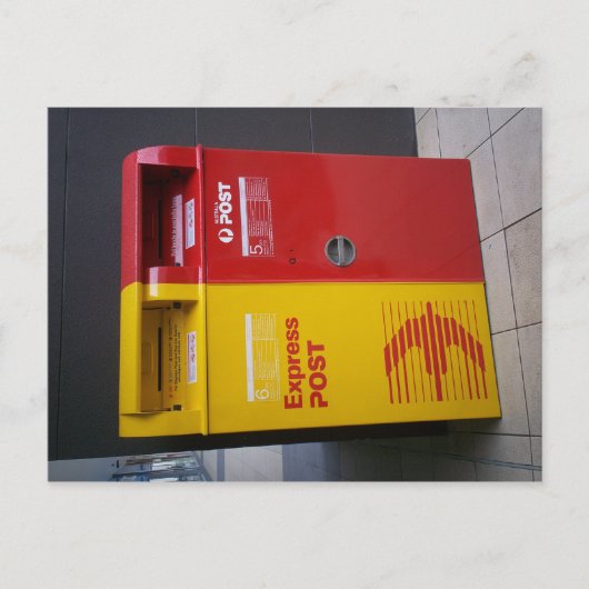 Australische brievenbus. briefkaart (Voorkant)