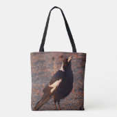Australische canvas tas Magpie (Achterkant)
