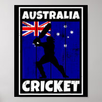 Australische Cricket Fan Vlag Van Australië Cricke