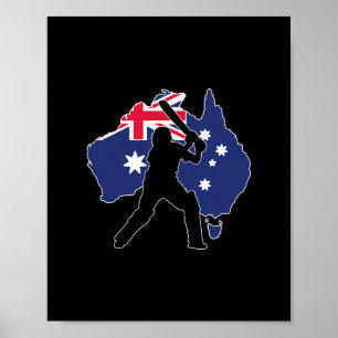 Australische Cricket Poster